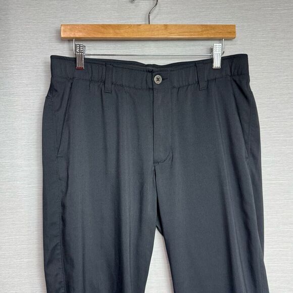 Under Armour Golf Pants Mens 32/34 Black The Showdown Pant Stretch - Picture 2 of 7